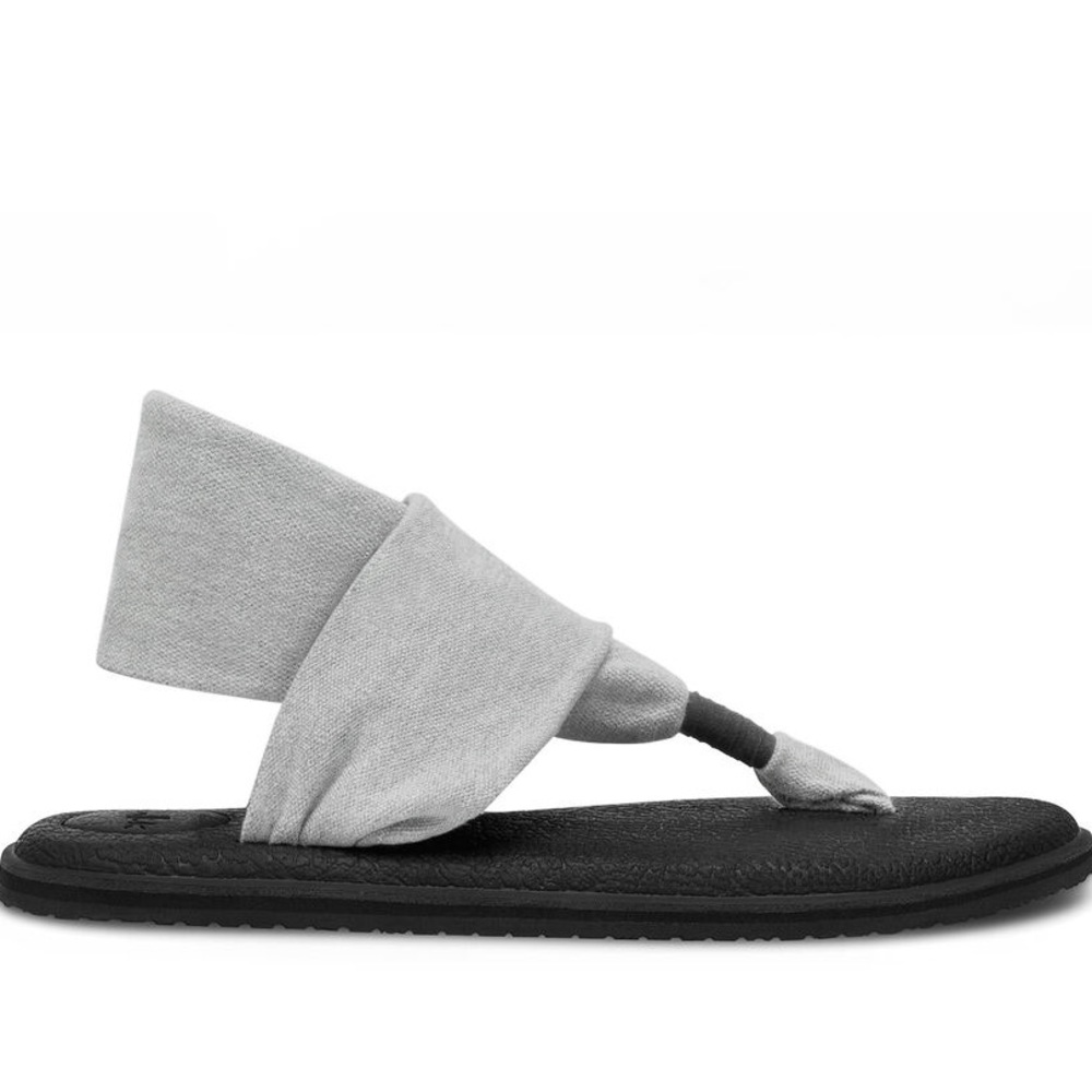 Grey Sanuk Yoga Sling Sandals
